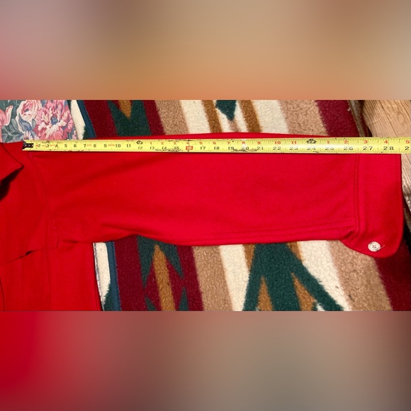 Vintage Eddie Bauer Men’s 100% Wool Winter Shirt, Red/Large - Picture 10 of 10